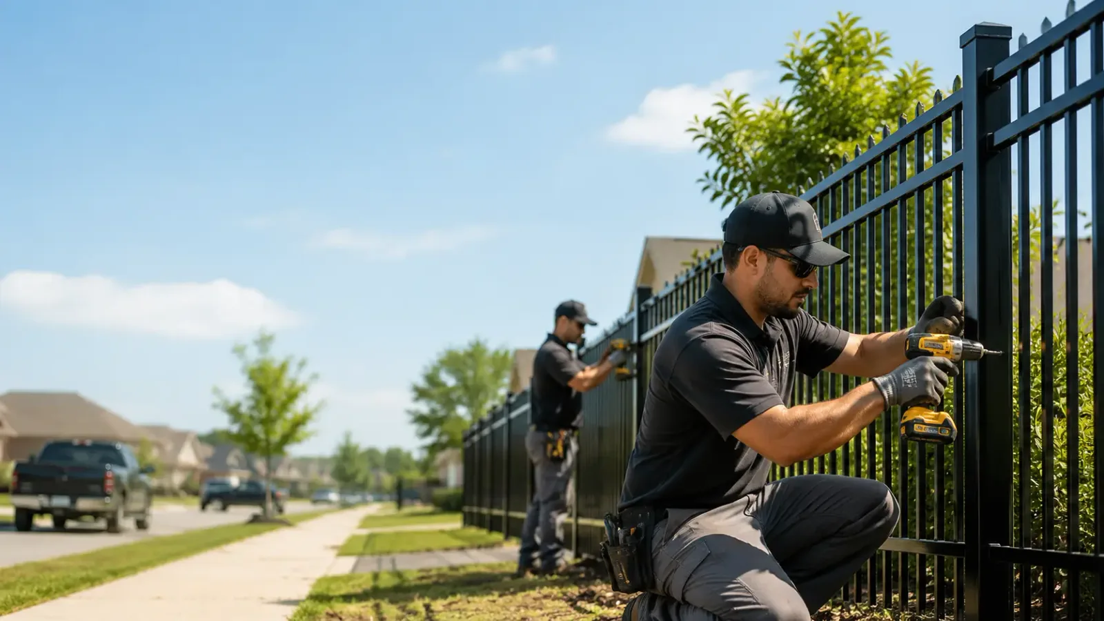 Metal Fence Installation in Clarksville, MI